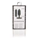 Je Joue Onyx Zatyczka Anatomiczna Czarna z Pilotem, silikon, 117 mm Je Joue