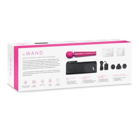 Le Wand Massager Magenta - Masażer wielofunkcyjny 20 trybow 10 prędkości Le Wand