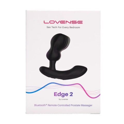 Lovense Edge 2 - Model sterowany aplikacją, regulowane ramię, czarny Lovense