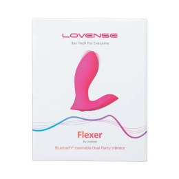 Lovense Flexer - Podwojny wibrator noszony, sterowany aplikacją, IPX7 Lovense