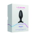 Lovense Hush 2 L 57 mm - zdalna wibrująca zatyczka, Bluetooth, czarna Lovense