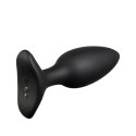 Lovense Hush 2 M 45mm - Wtyczka anatomiczna Bluetooth, czarna Lovense