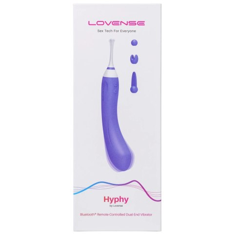 Lovense Hyphy Fioletowy - Dwustronne Urządzenie Intymne Bluetooth Lovense