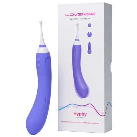 Lovense Hyphy Fioletowy - Dwustronne Urządzenie Intymne Bluetooth Lovense