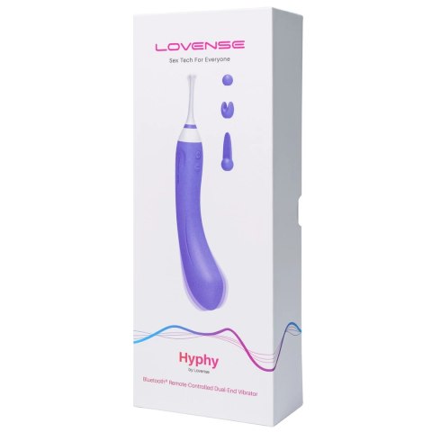 Lovense Hyphy Fioletowy - Dwustronne Urządzenie Intymne Bluetooth Lovense