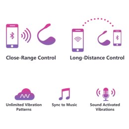 Lovense Lush 2 - Wibrujące Jajko Bluetooth z Aplikacją, Rożowe Lovense