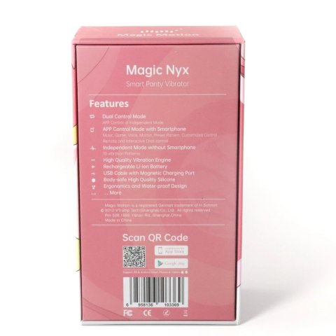 Magic Motion Nyx - model bezprzewodowy, sterowanie aplikacją, fioletowy Magic Motion