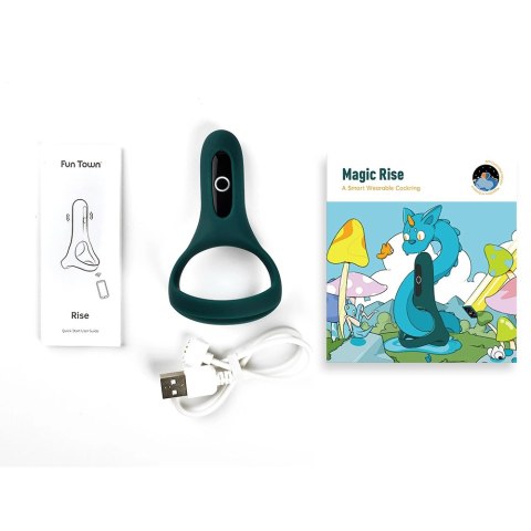 Magic Motion Rise Green - Pierścień z wibracją, sterowanie aplikacją Magic Motion