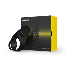 Nexus Enhance - silikonowy pierścień wibrujący, ładowalny, IPX7 Nexus