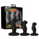 Nexus G-Play Trio+ Black - Zestaw 3 Wibrujących Korkow, 6 Trybow, USB Nexus