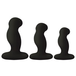Nexus G-Play Trio+ Black - Zestaw 3 Wibrujących Korkow, 6 Trybow, USB Nexus