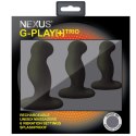 Nexus G-Play Trio+ Black - Zestaw 3 Wibrujących Korkow, 6 Trybow, USB Nexus