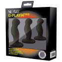 Nexus G-Play Trio+ Black - Zestaw 3 Wibrujących Korkow, 6 Trybow, USB Nexus