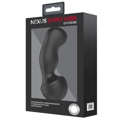 Nexus Gyro Vibe Extreme - masażer punktowy, dwa silniki, silikon, 18 cm Nexus