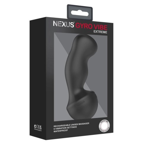 Nexus Gyro Vibe Extreme - masażer punktowy, dwa silniki, silikon, 18 cm Nexus