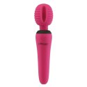 PalmPower Groove Mini Wand Masażer Ręczny Fuchsia 15,2 cm USB PowerBullet