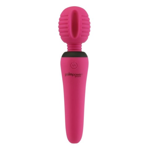 PalmPower Groove Mini Wand Masażer Ręczny Fuchsia 15,2 cm USB PowerBullet