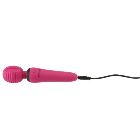 PalmPower Groove Mini Wand Masażer Ręczny Fuchsia 15,2 cm USB PowerBullet