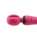 PalmPower Groove Mini Wand Masażer Ręczny Fuchsia 15,2 cm USB PowerBullet