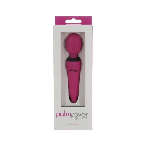 PalmPower Groove Mini Wand Masażer Ręczny Fuchsia 15,2 cm USB PowerBullet