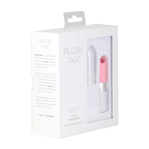 Pillow Talk Lusty Pink - Kompaktowy stymulator punktowy, silikon, USB Pillow Talk