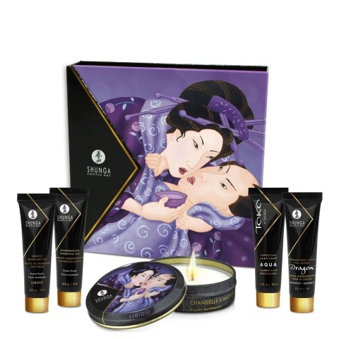 Shunga Geisha's Secret Kit Exotic Fruits zestaw mini kosmetykow do masażu Shunga