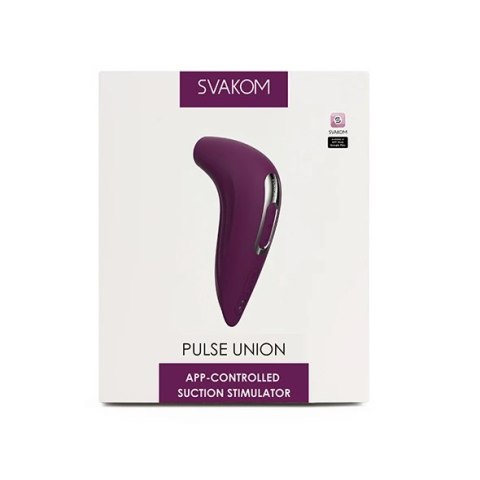 Svakom Pulse Union fioletowy stymulator bezdotykowy z aplikacją, wodoodporny Svakom