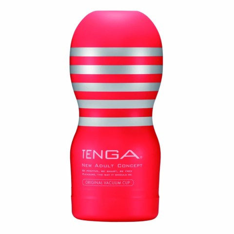 Tenga Original Vacuum Cup Medium - kompaktowa maszyna intymna, czerwona Tenga