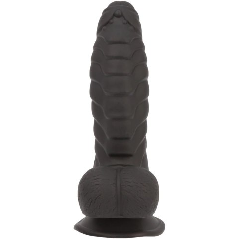 Addiction Ben Dong 18 cm Black - silikonowa anatomiczna forma, prążkowana Addiction