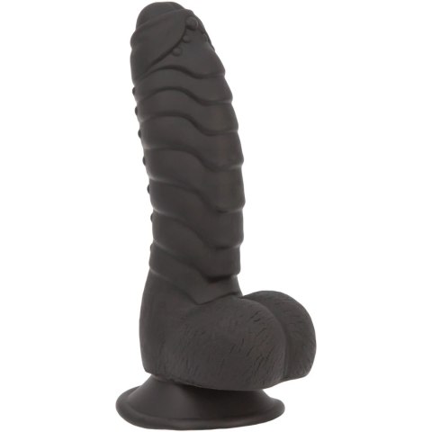 Addiction Ben Dong 18 cm Black - silikonowa anatomiczna forma, prążkowana Addiction
