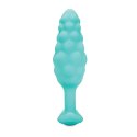 B-Vibe Texture Plug Bump Mint - wibrująca anatomiczna wtyczka silikonowa B-Vibe