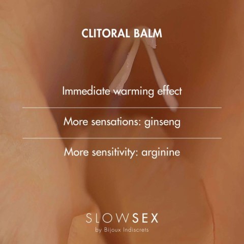 Bijoux Indiscrets Slow Sex Balsam Rozgrzewający do Delikatnych Stref 10 ml Bijoux Indiscrets