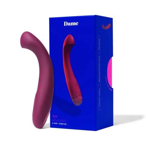Dame Products Arc Berry - wielofunkcyjny model silikonowy, wodoodporny Dame