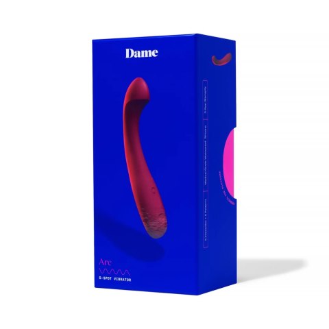 Dame Products Arc Berry - wielofunkcyjny model silikonowy, wodoodporny Dame