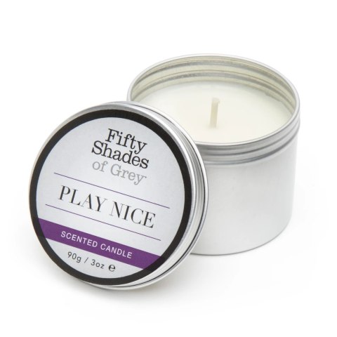 Fifty Shades of Grey Play Nice świeca do masażu waniliowa 90g Fifty Shades of Grey
