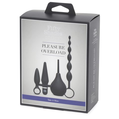 Fifty Shades of Grey Pleasure Overload Starter Kit 4-elementowy, czarny Fifty Shades of Grey