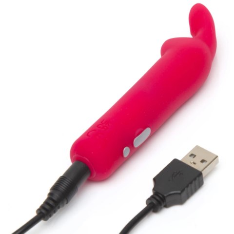 Happy Rabbit Mini Ears Bullet Pink - kompaktowy model wibrujący USB Happy Rabbit