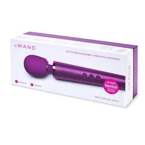 Le Wand Petite Massager Cherry - kompaktowy masażer, 10 trybow Le Wand