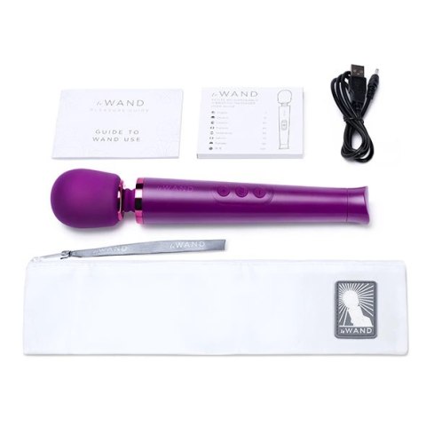 Le Wand Petite Massager Cherry - kompaktowy masażer, 10 trybow Le Wand
