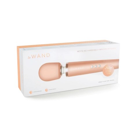 Le Wand Petite Massager Rose Gold - kompaktowy masażer z 10 trybami Le Wand