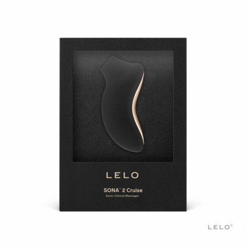 Lelo Sona 2 Black - soniczny stymulator z 12 trybami pracy, czarny Lelo