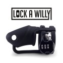 Lock a Willy - system zabezpieczający, regulowany, zestaw z kłodką Lock-a-Willy