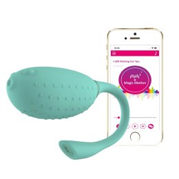 Magic Motion Fugu Green - bezprzewodowe jajko wibrujące, sterowanie aplikacją Magic Motion