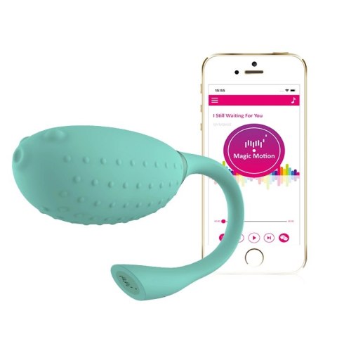 Magic Motion Fugu Green - bezprzewodowe jajko wibrujące, sterowanie aplikacją Magic Motion