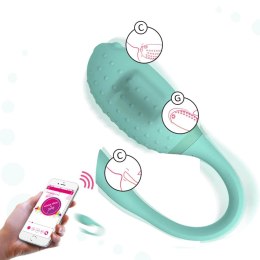 Magic Motion Fugu Green - bezprzewodowe jajko wibrujące, sterowanie aplikacją Magic Motion