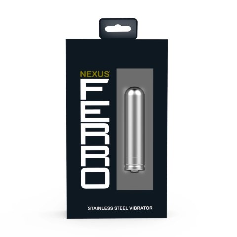 Nexus Ferro - wibrator ze stali nierdzewnej, 6 trybow, USB, wodoodporny Nexus