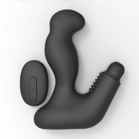 Nexus Max 20 Black - wibrujący korek z pilotem, silikonowy, 10x4 cm Nexus