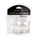 Perfect Fit Double Tunnel Plug Large Clear - anatomiczna podwojna zatyczka duża Perfect Fit