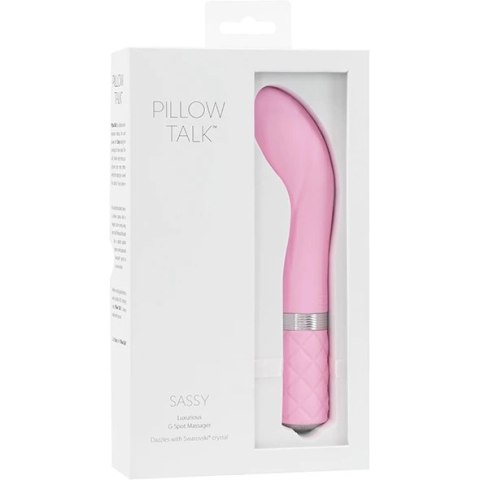 Pillow Talk Sassy Pink - silikonowy model intymny USB, rożowy Pillow Talk