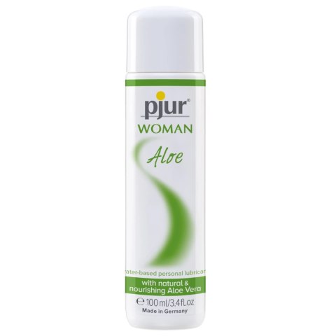 Pjur Woman Aloe Waterbased 100ml - Żel nawilżający z aloesem, wegański Pjur